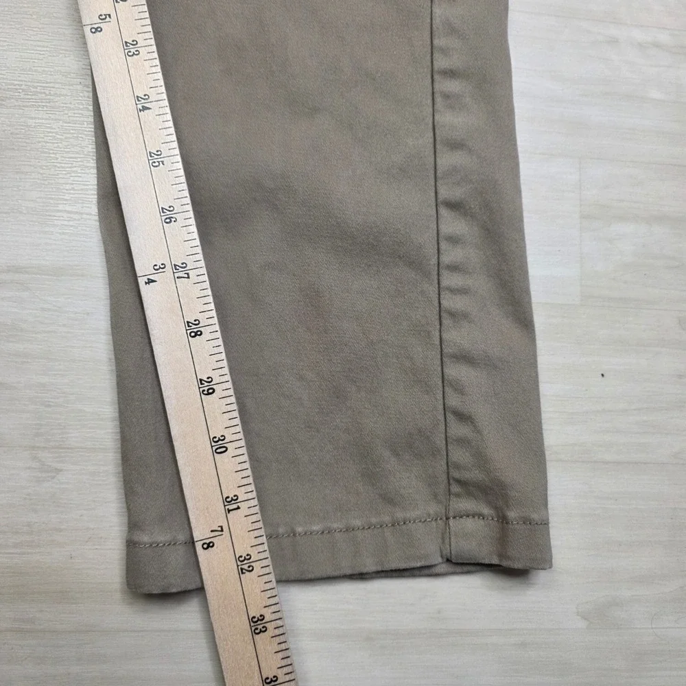 Mugsy Belmonts Mens Khaki Chino Stretch Pants 42x34 K3PNBG Tan Slim Straight